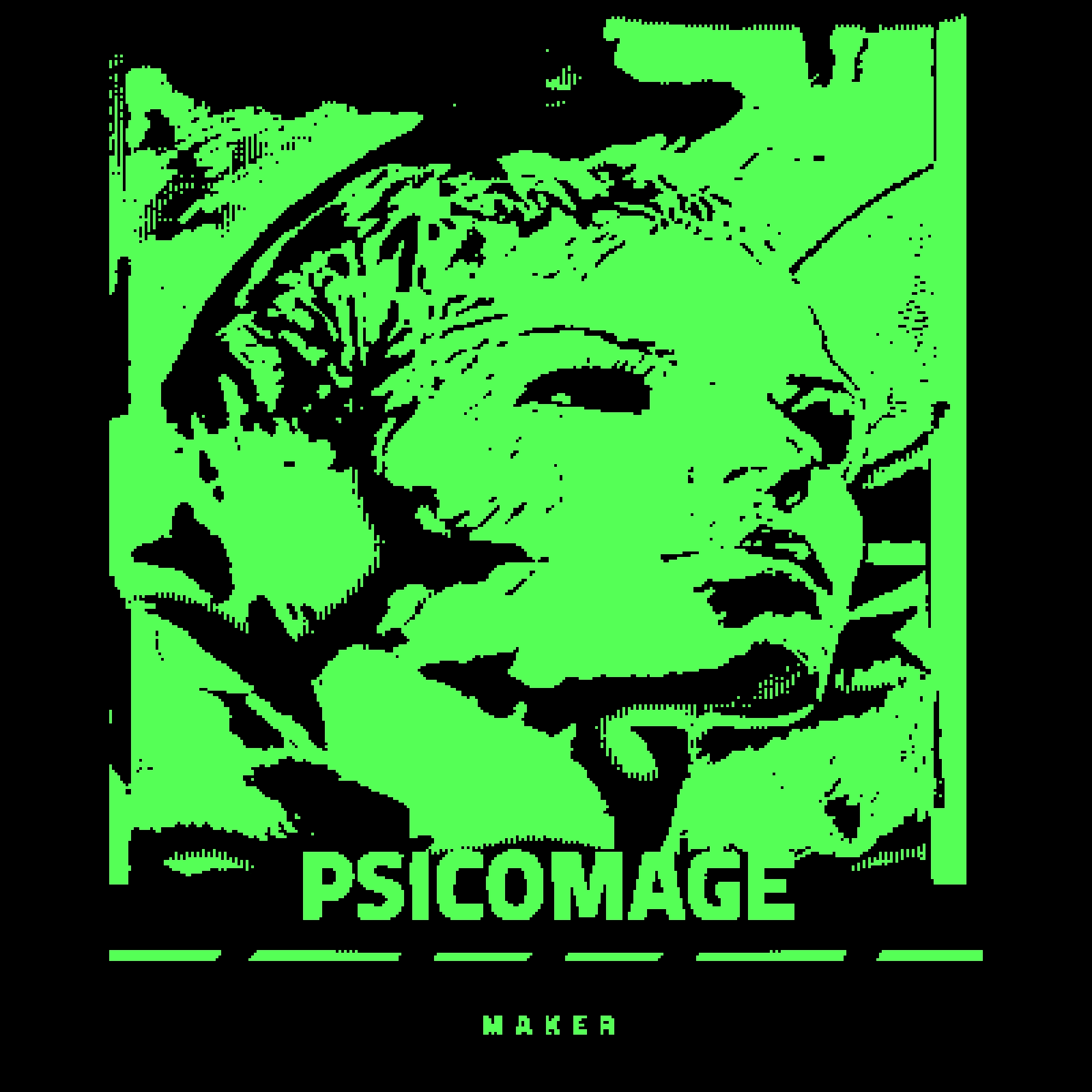 PSICOMAGE BLACK AND GREEN