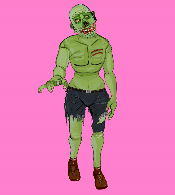 Green Zombie #6