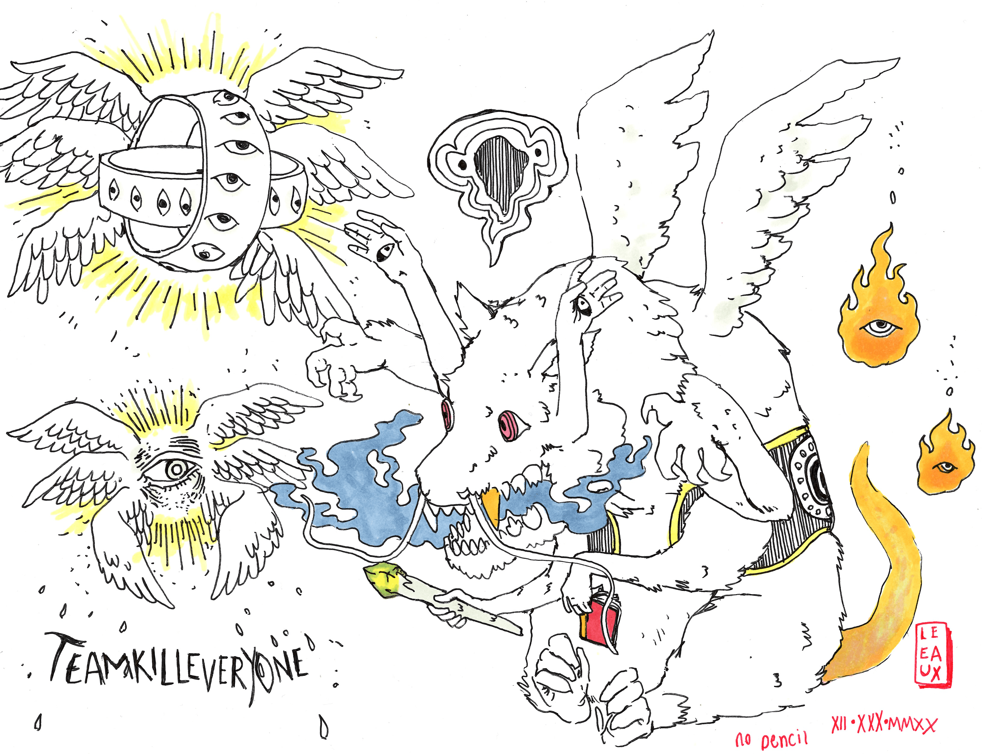 CHIMERA DRAGON RAT & ANGELS