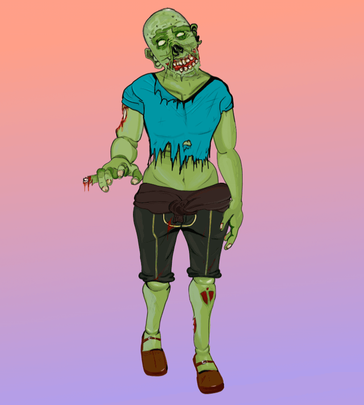 Green Zombie #15