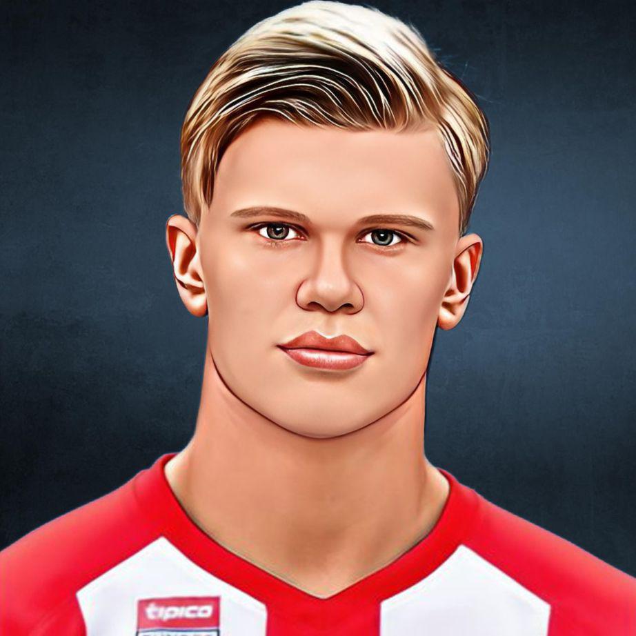 Prinka Xxx Rnd Bf Lve - Erling Haaland - Art of Football Legends | OpenSea