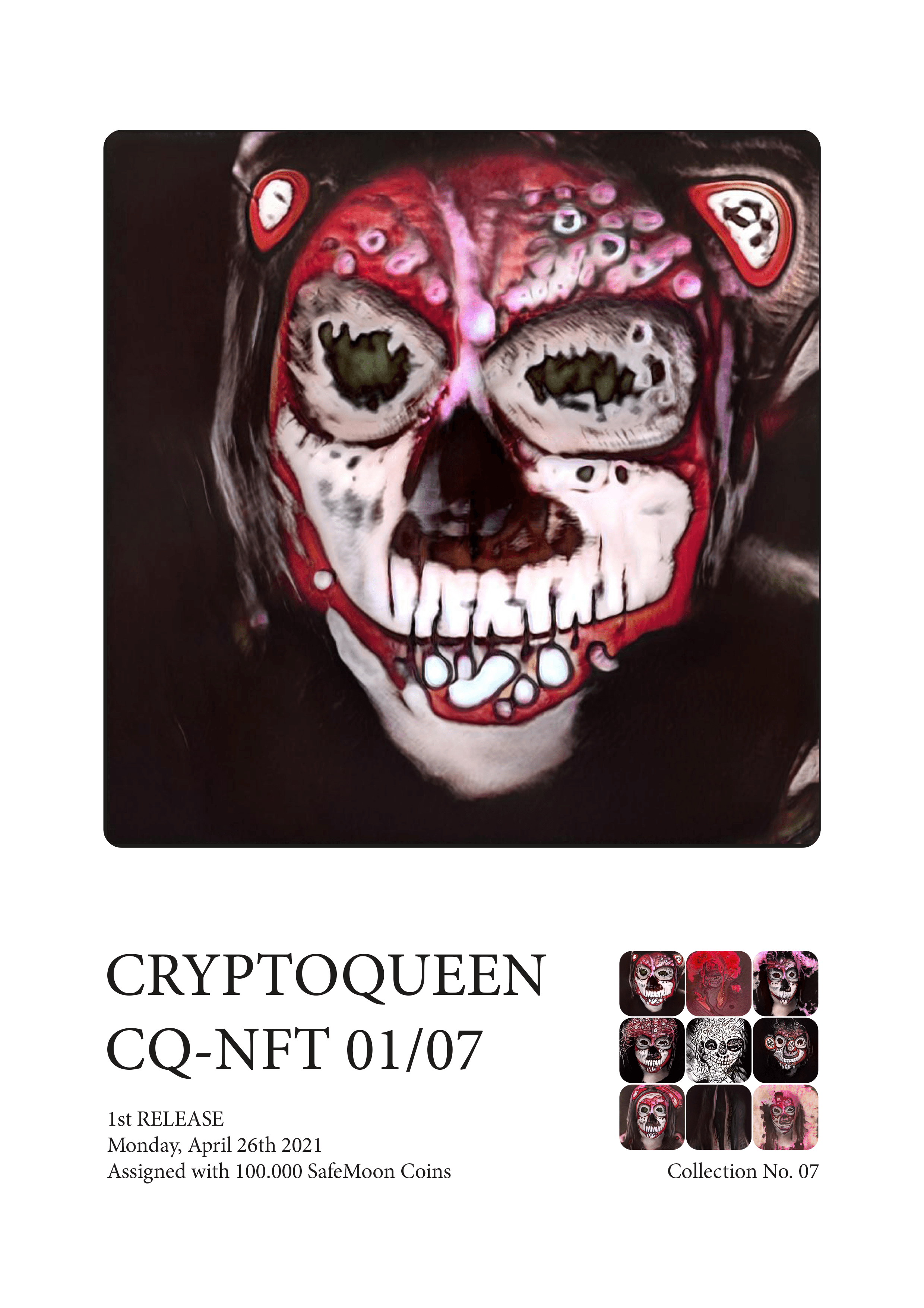 CryptoQueen CQ-NFT 01/07 - Collection Card