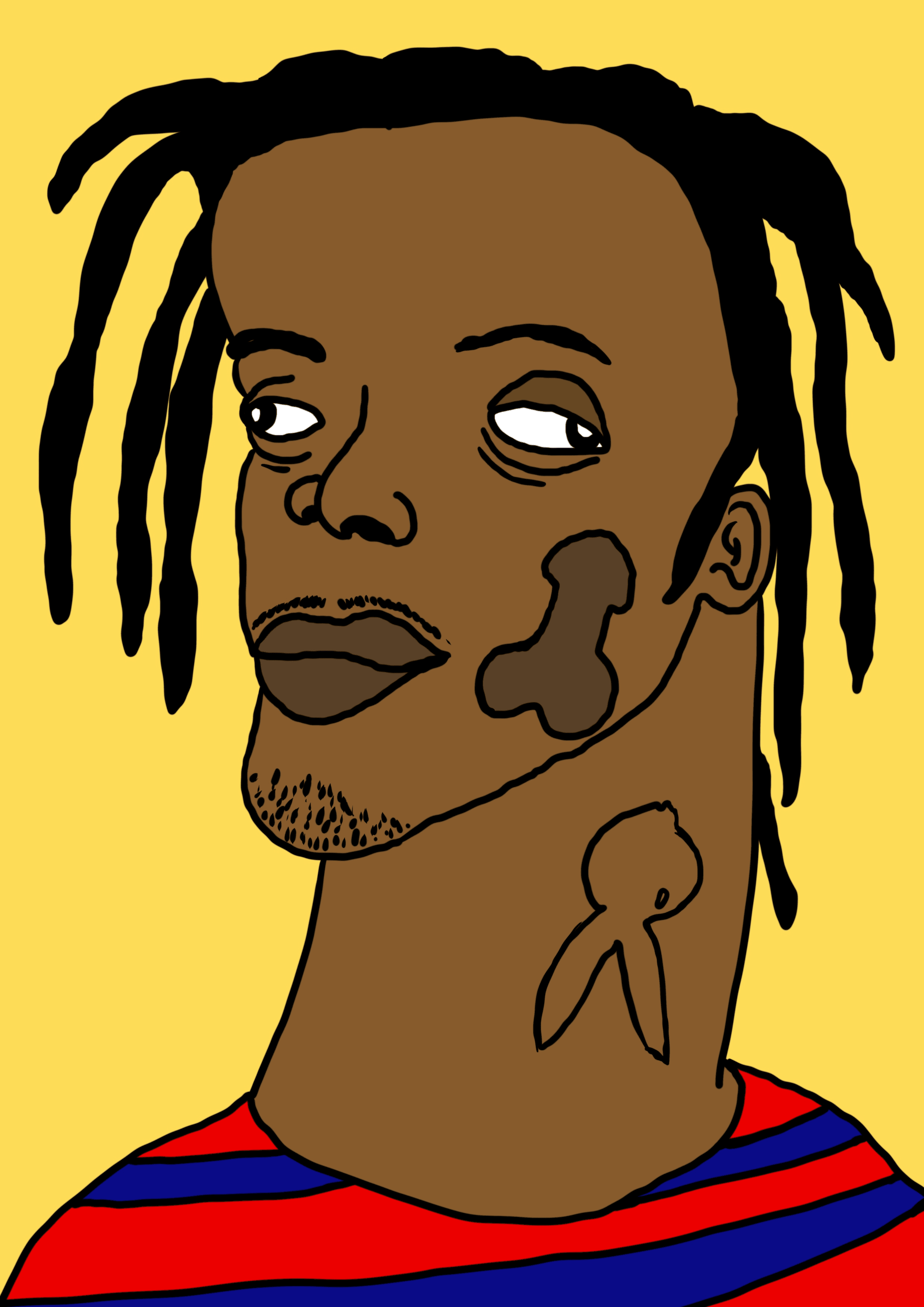 STRANGE ISLAND BOY (KODIYAKREDD) FAN ART - Strange Rappers