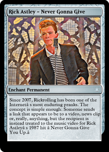 MTGNexus - Suspicious Link // Rick Roll