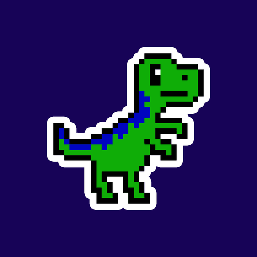 PixelSaurus Rex #0068