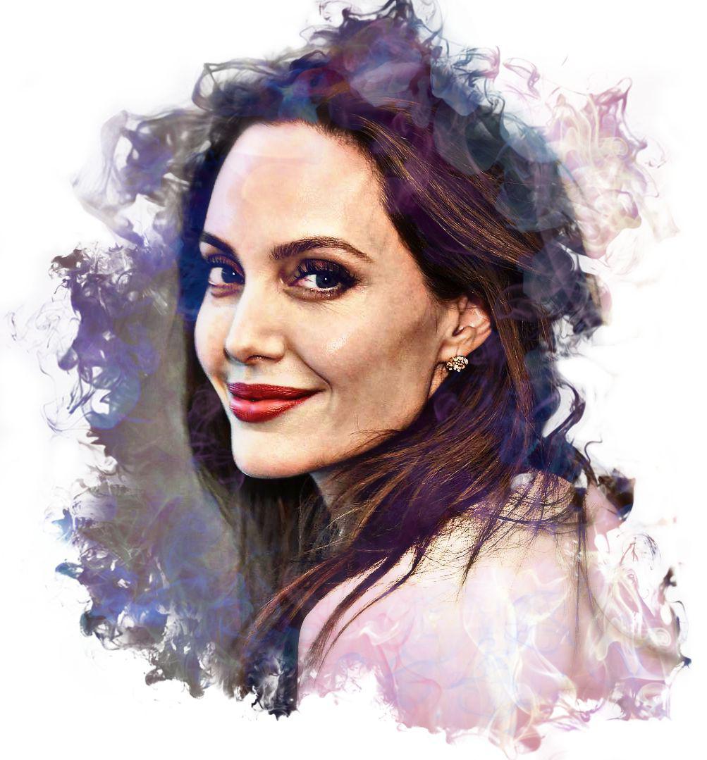 Angelina Jolie Artwork - Celeb ART - Beautiful Artworks of Celebrities,  Footballers, Politicians and Famous People in World | OpenSea