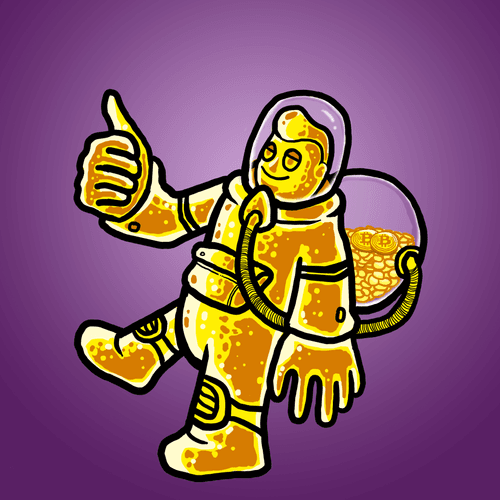 Astronaut Golden Man #0031