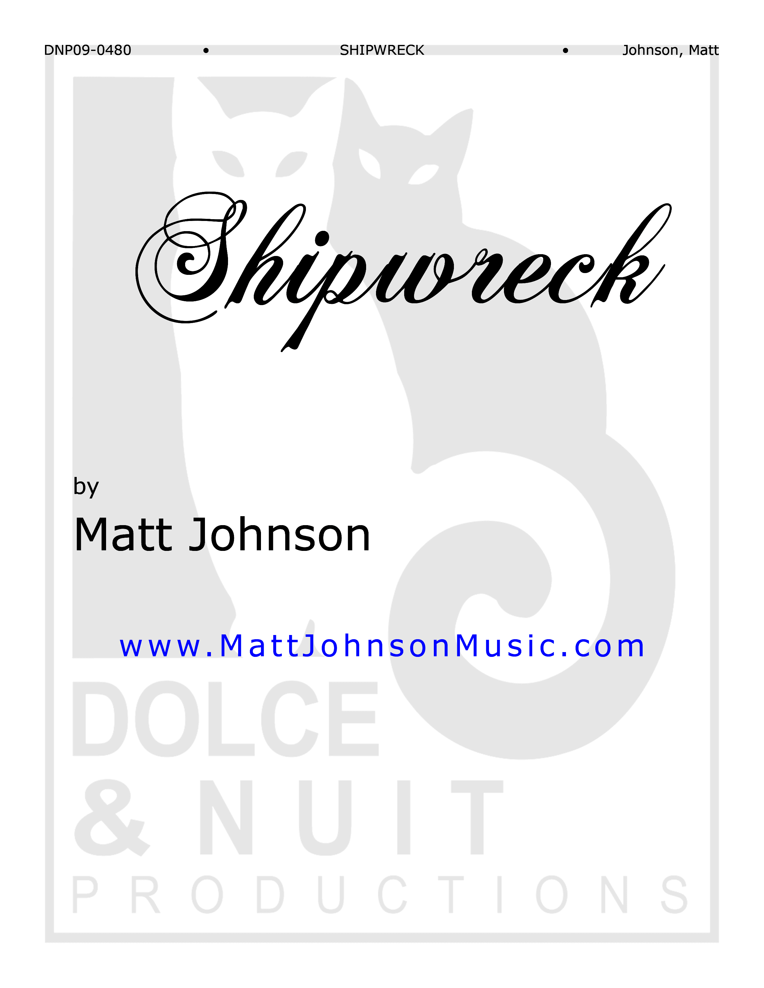 Shipwreck ~ piano solo