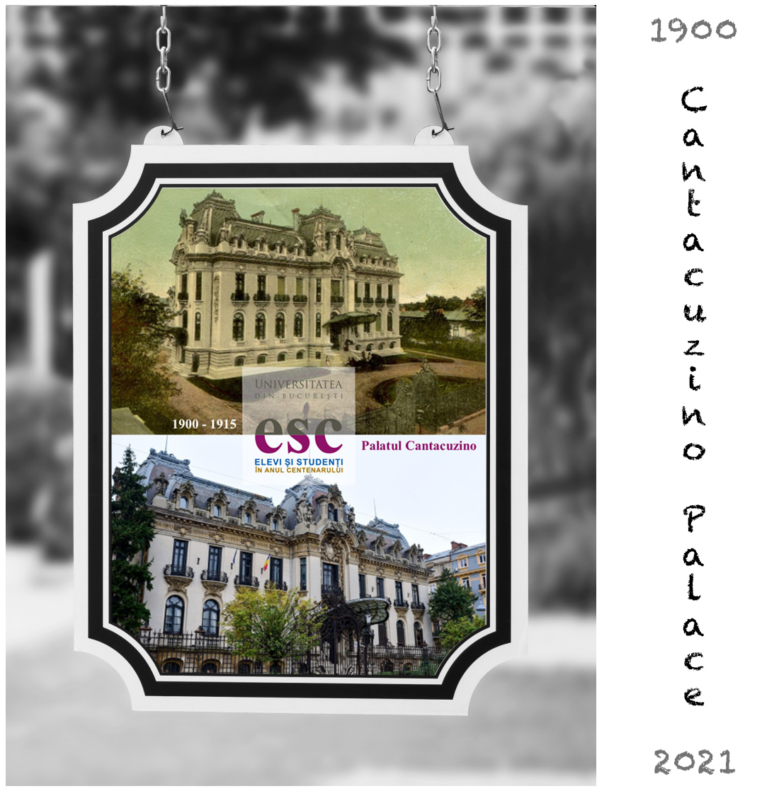 Bucharest - Cantacuzino Palace - 1900 - 2019