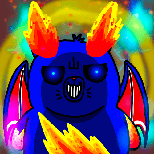 nfc#147 CRITICAL FireHornDemon Drago-cat