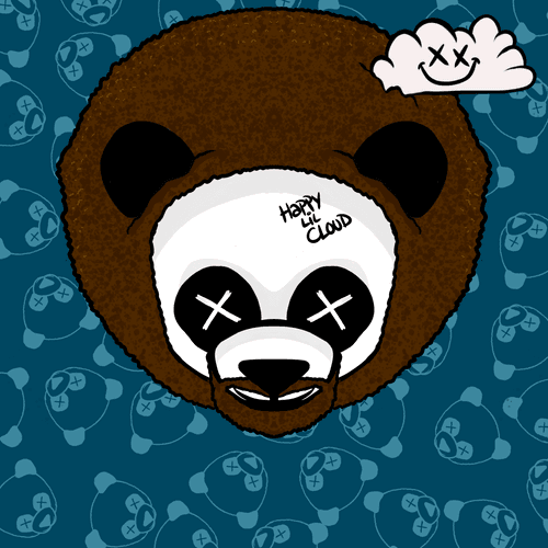 Panda Head #043