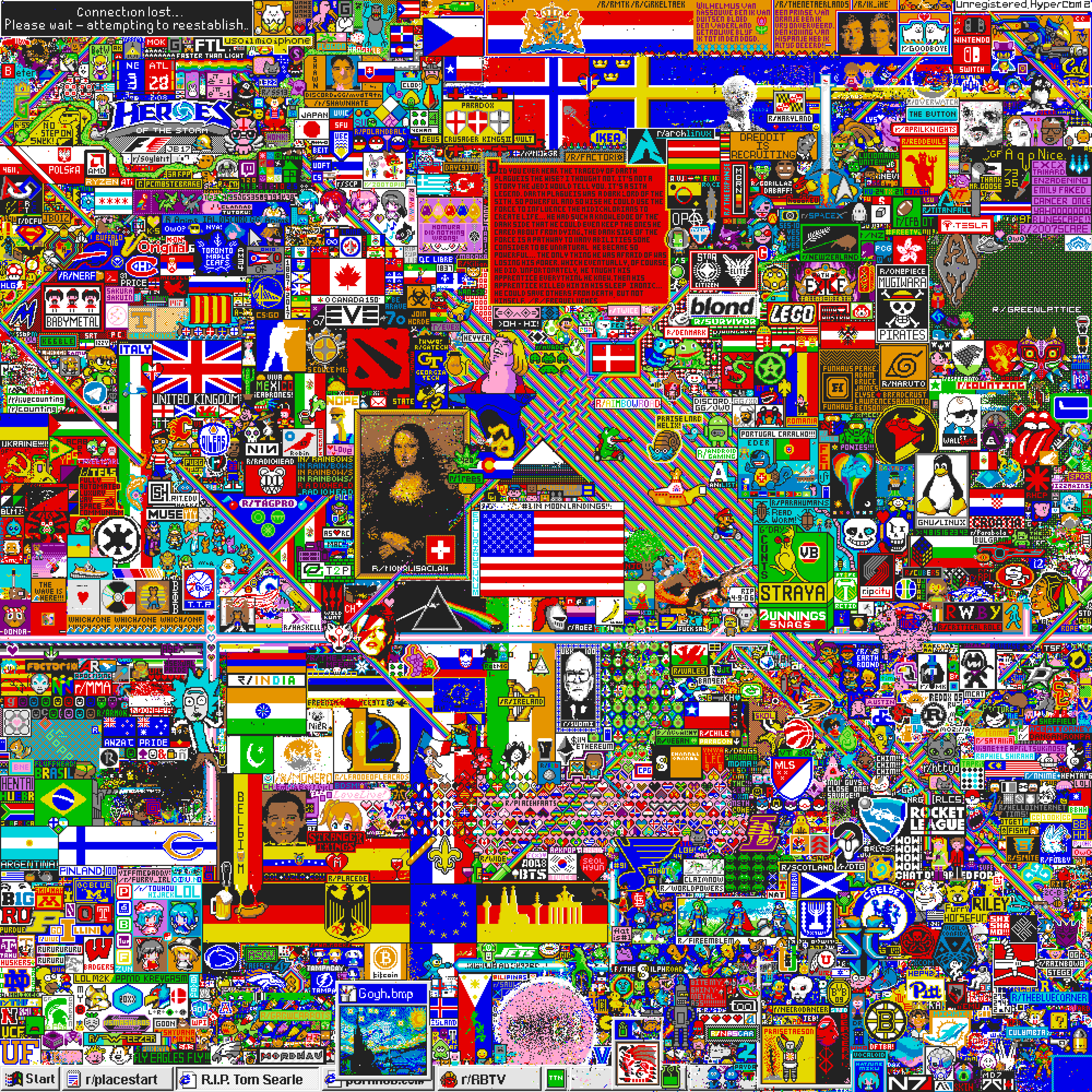 R/Place Colletion Collection OpenSea