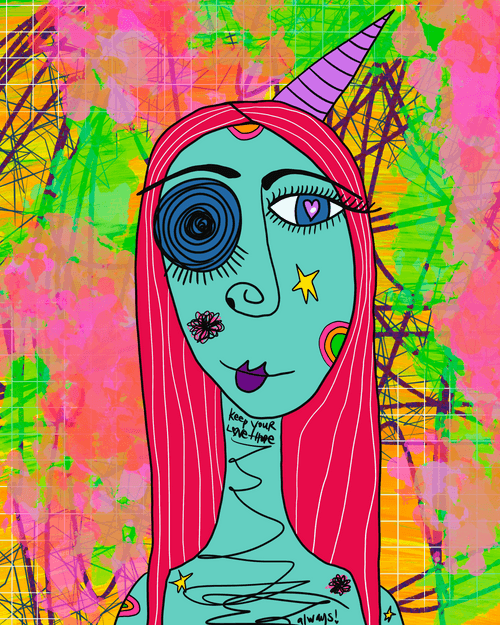 "Love and Hope #02" - Part of a Limited Series of 50 - Limited Edition 1/1 NFT
