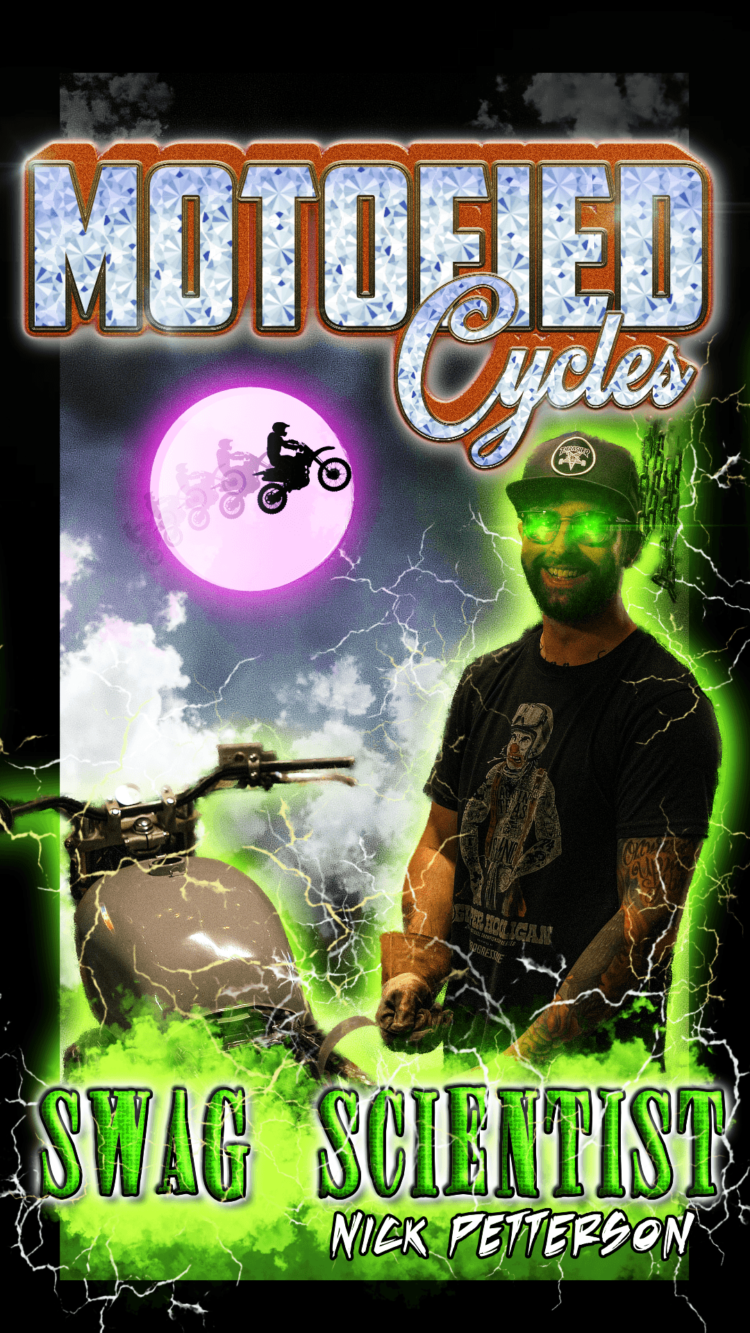 Motofied Cycles Swag Scientist