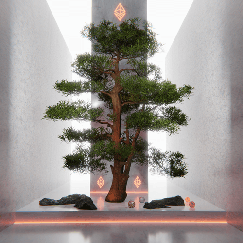 The Ethereum Forest #0002 - Buddhist Pine #2