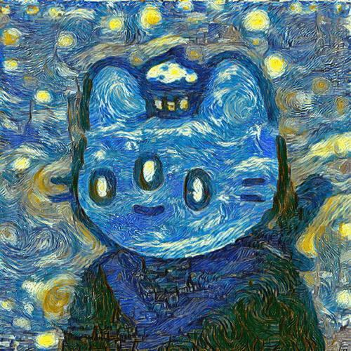 Van Gogh Cool Cat #0001