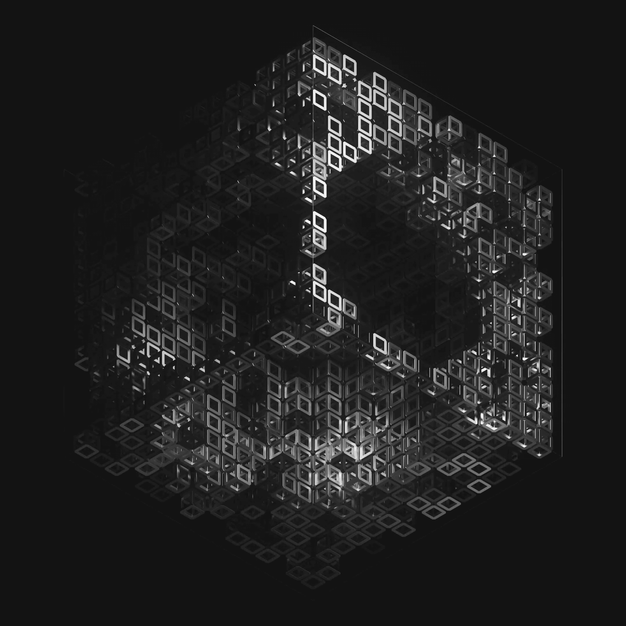 Many Burned Cubes