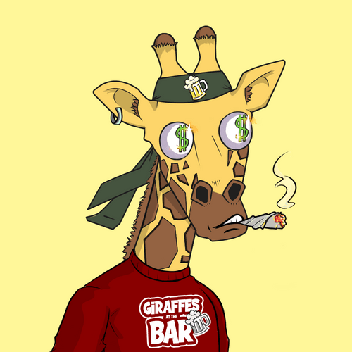 Giraffes at the Bar #490