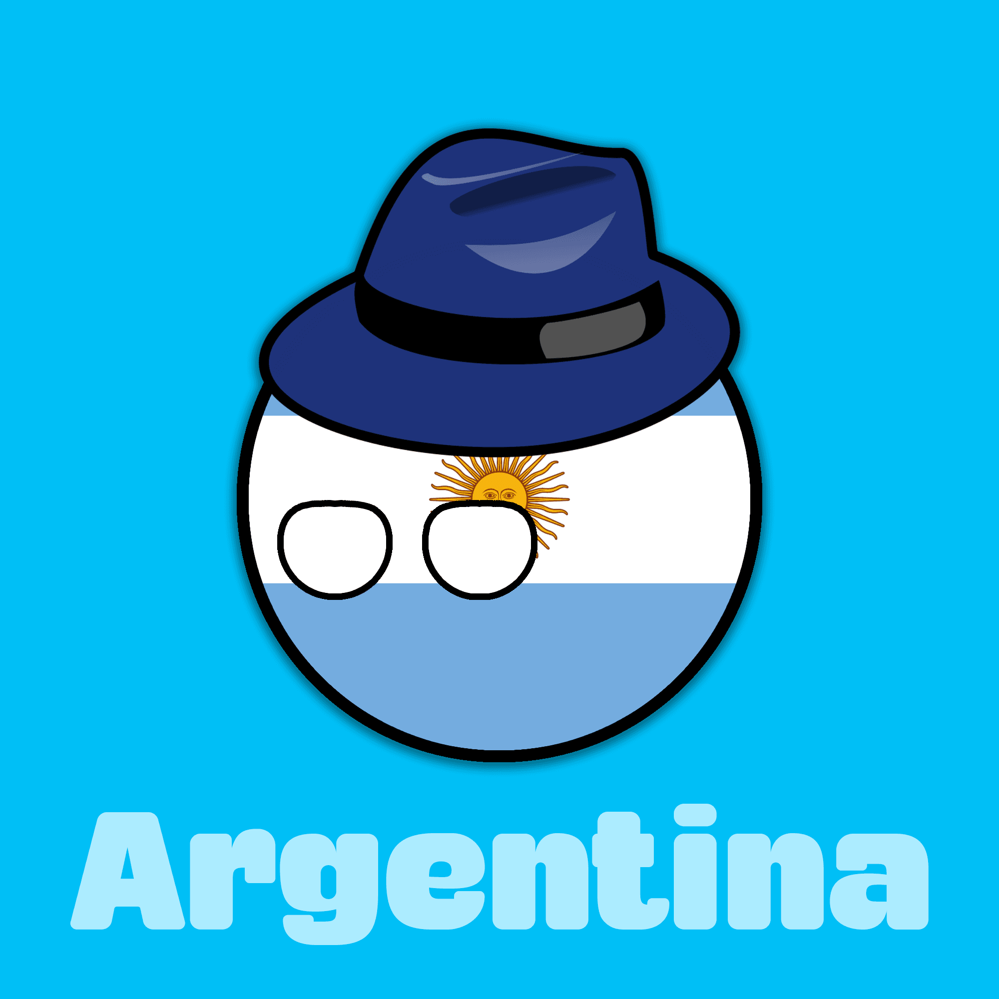 argentina countryball #1 - Epic Countryballs