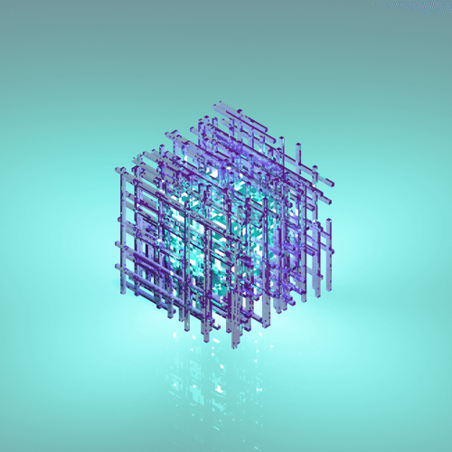 VoxCube Beta Turquoise-Purple