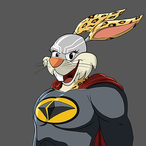 Dark Super Bunny #5110