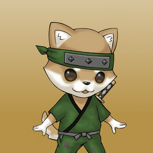 Kawaii CryptoNinja #004 Shiba - 柴