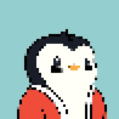 Pixel Pudgy Penguin #142