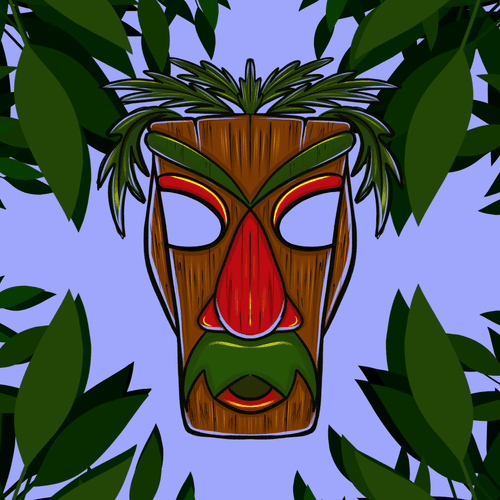 Totem mask #4