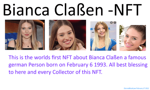 Bianca Claßen aka Bibi (worldsfirst NFT)