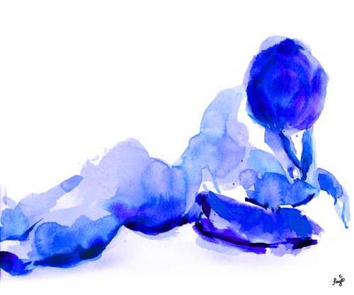 Nude Watercolors 03 #4 Iris