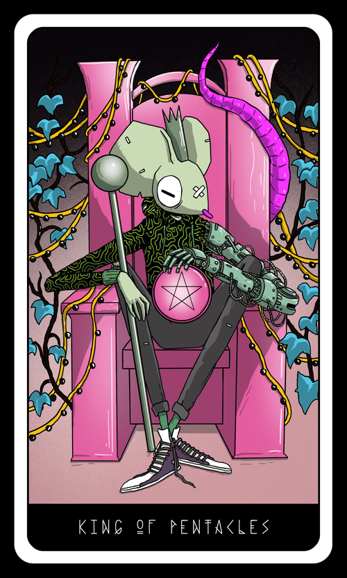 Rosko Sees the Future: King of Pentacles - Color Variant 01