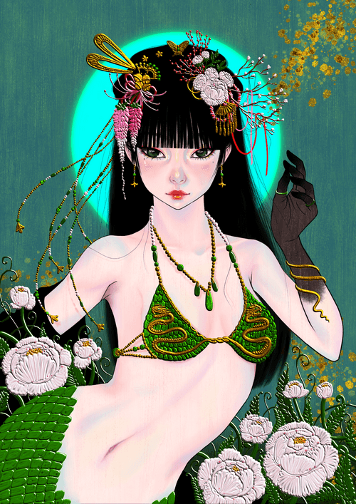 Fairy-17 Green Snake