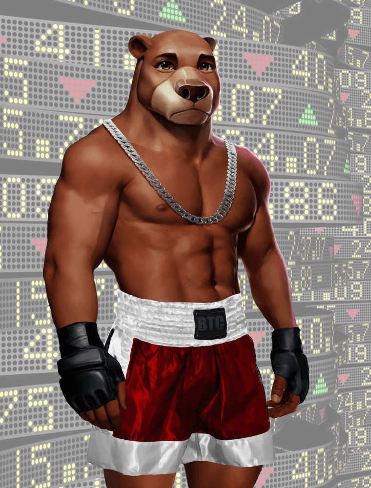 Wall Street Avatar Fighter Bear #22