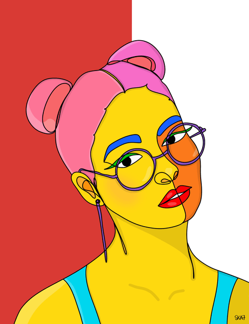 Neo-Pop Cubist Woman №13