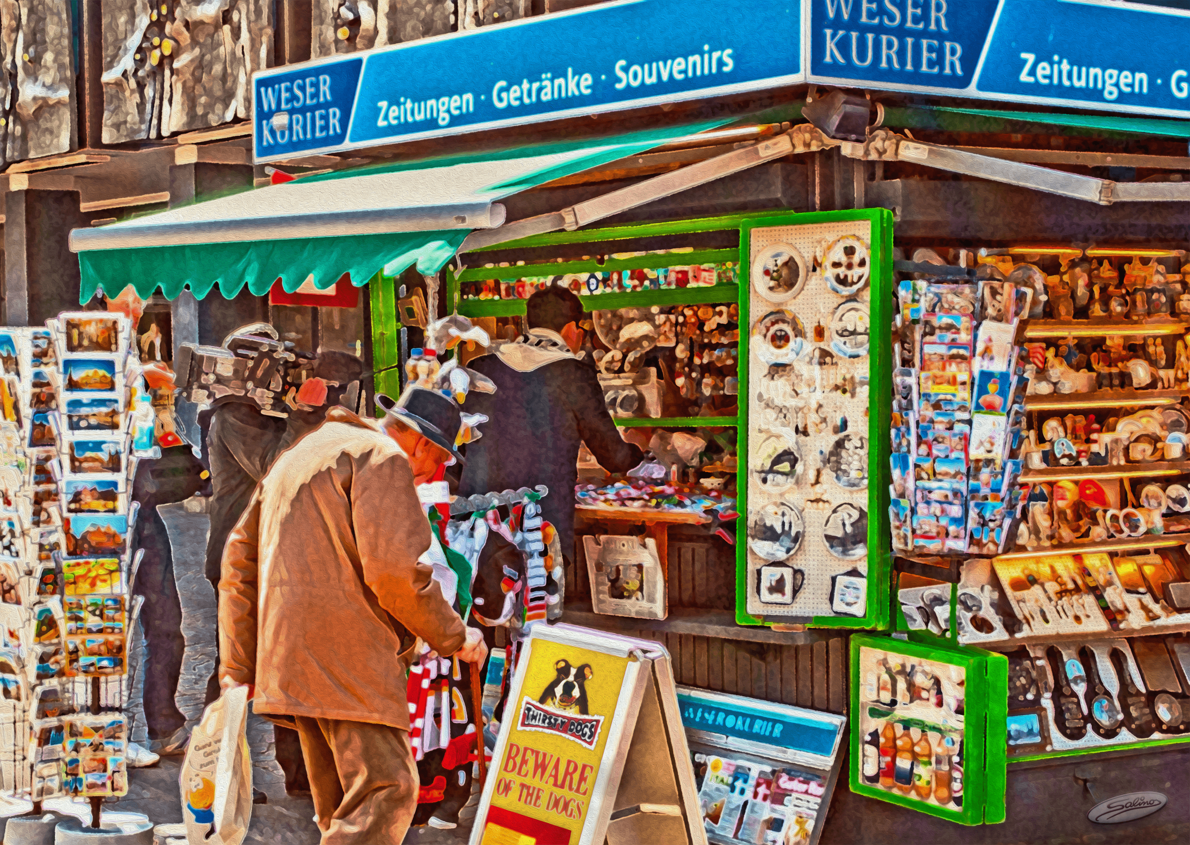 At the kiosk in the city – Bremen