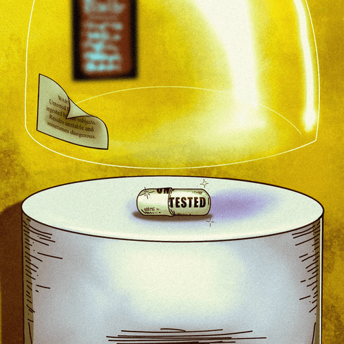 Untested drug 6/7