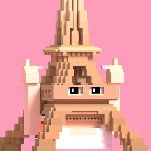 VOXEL COVERED PEOPLE　エッフェル