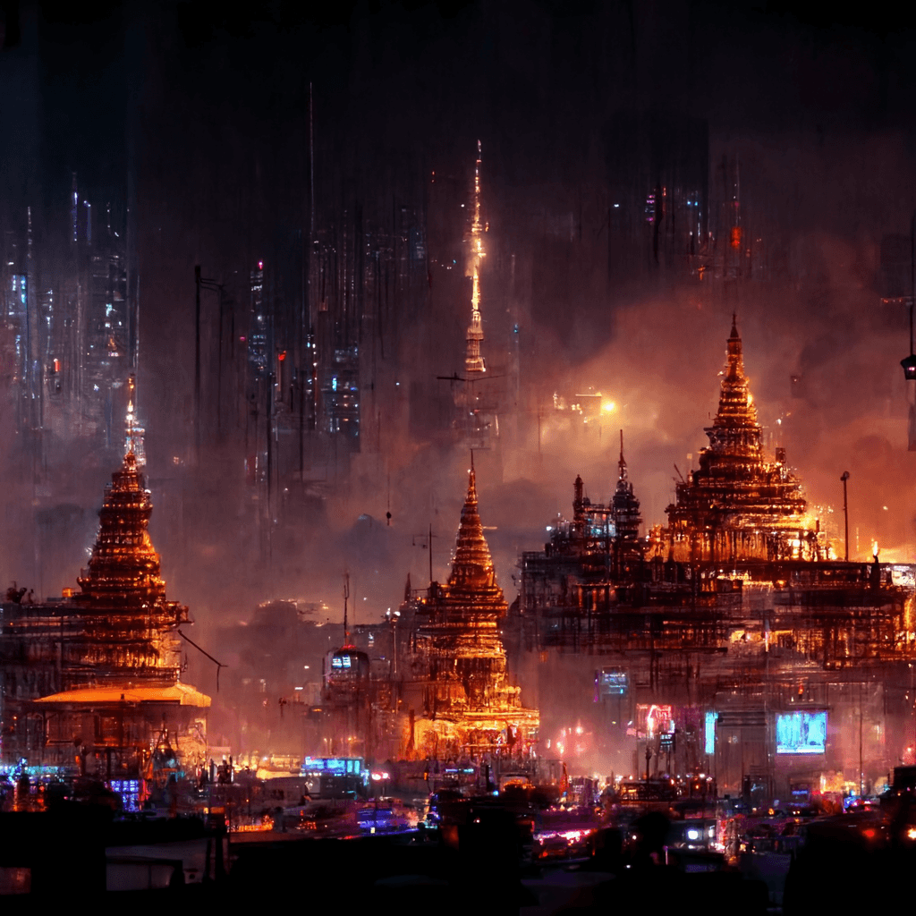 Cyberpunk Myanmar 8