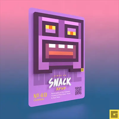 GHOUL CARD #40 SNACK