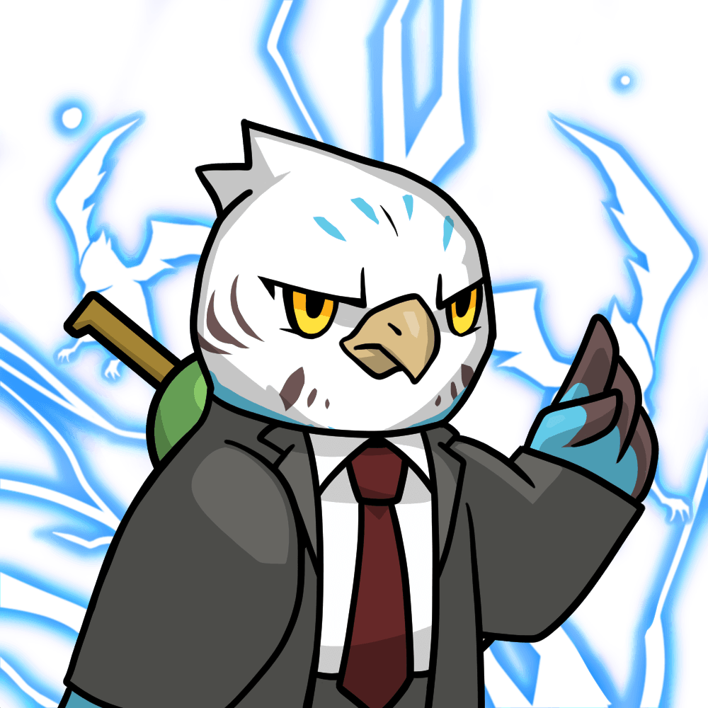Narukami-Teacher-Blue budgie #01775