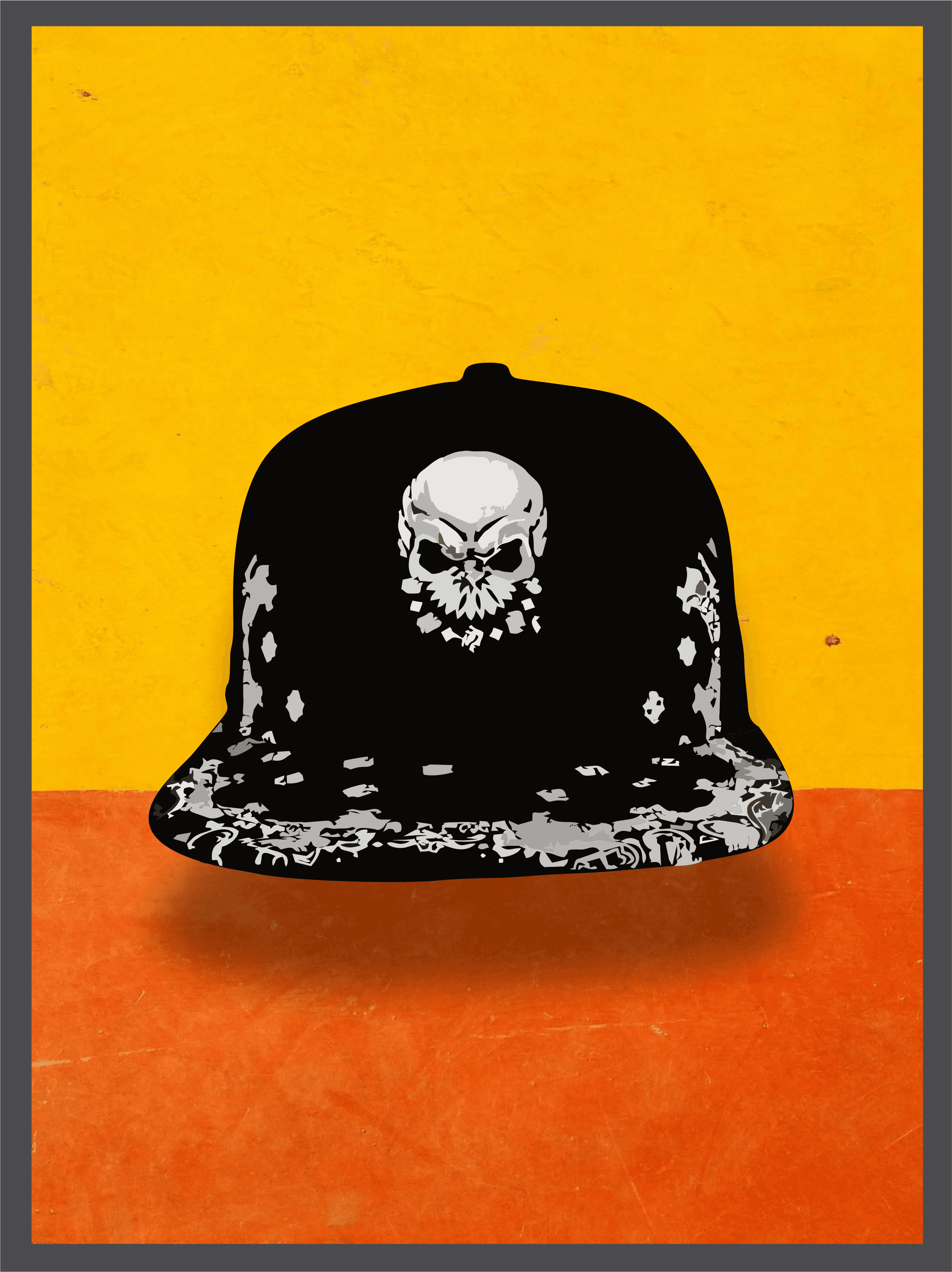 Rock Skull cap with spots #4