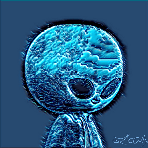 The Alien Boy # 310 derivative by @Iban_Broker