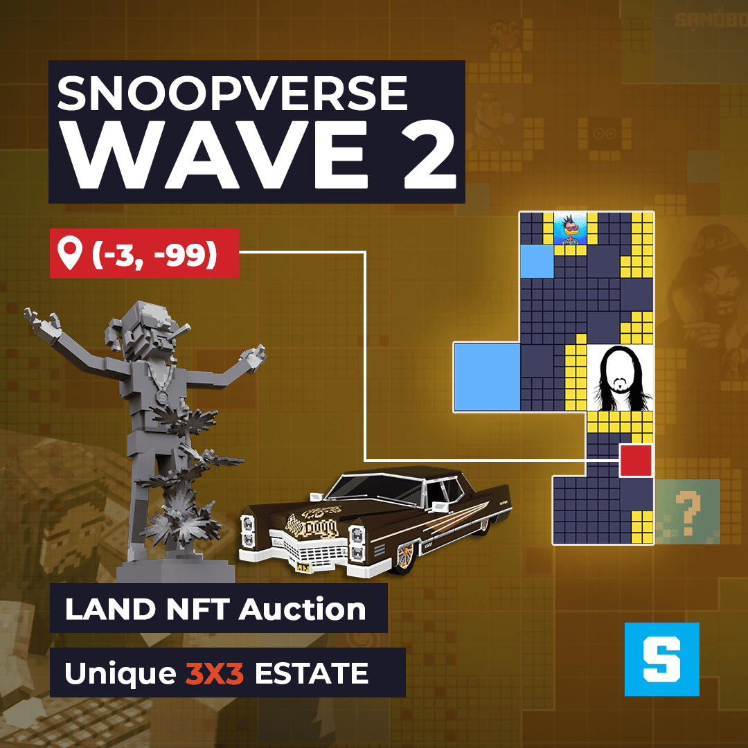 Snoop Dogg LAND Sale Wave 2 - 3x3 Estate S [-3,-99]