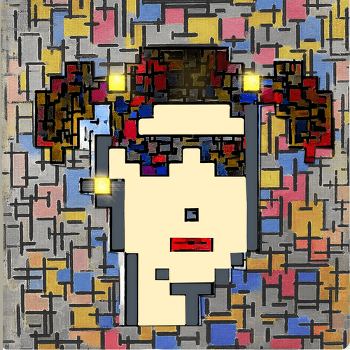 Mondrian Punks #001