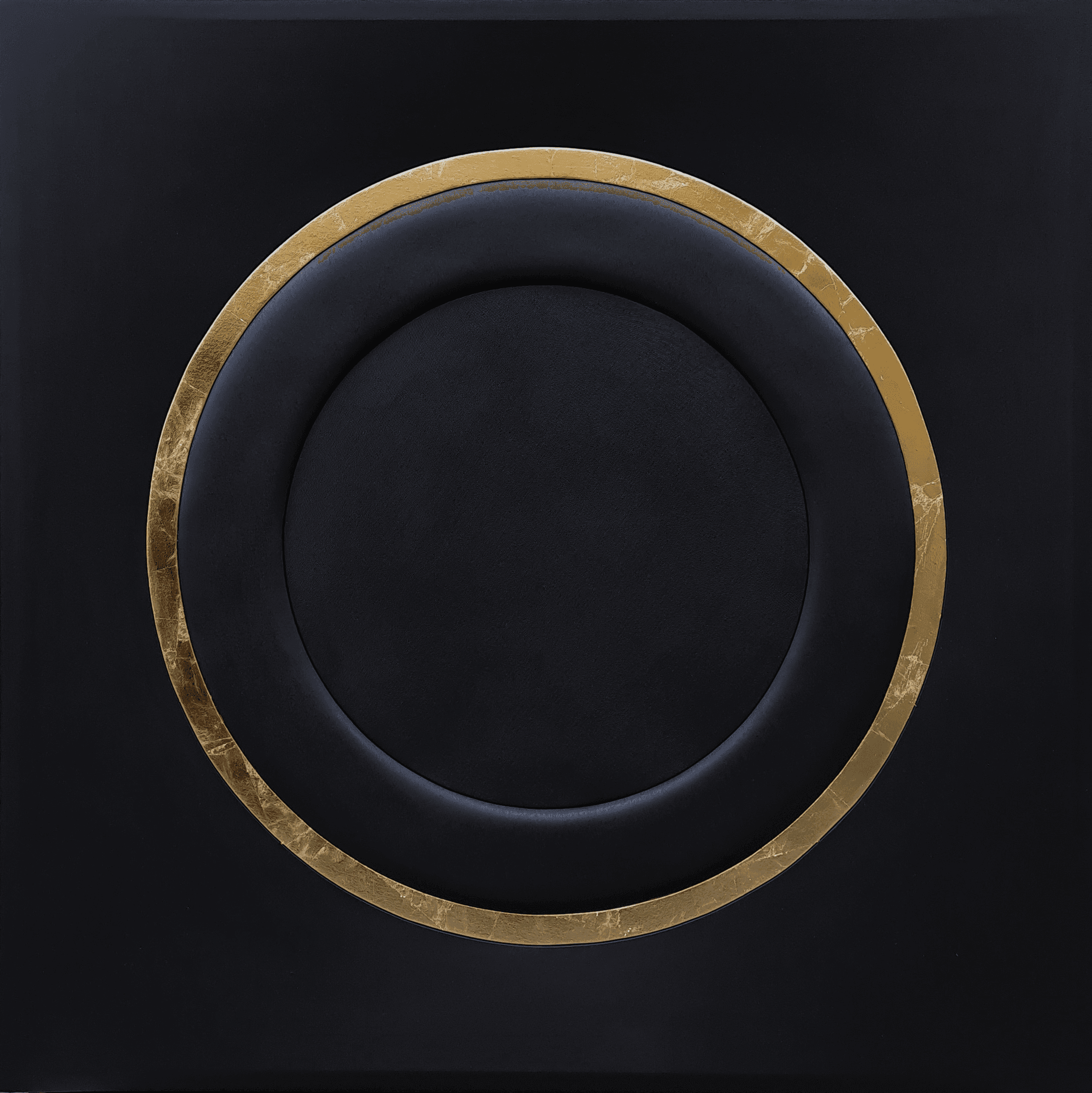 "Introiezione Nera Oro Circle" | by Samuele Ventanni 