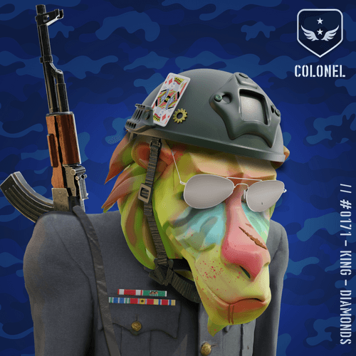 Sad Zombie Colonel Baboon #171