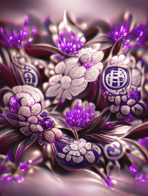 Purple Spring Flowers 