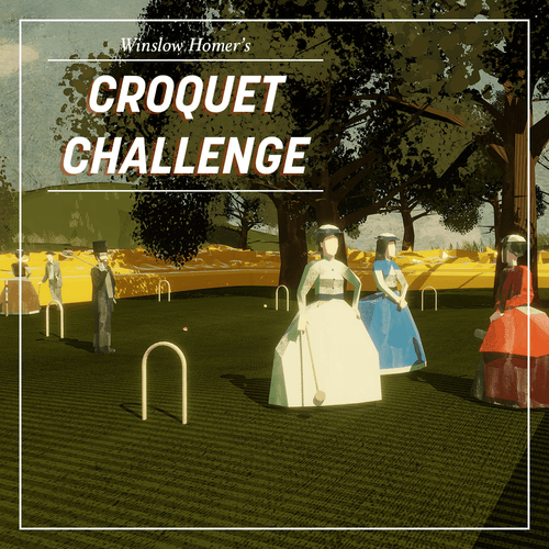 Winslow Homer’s Croquet Challenge by Mitchell F. Chan #333