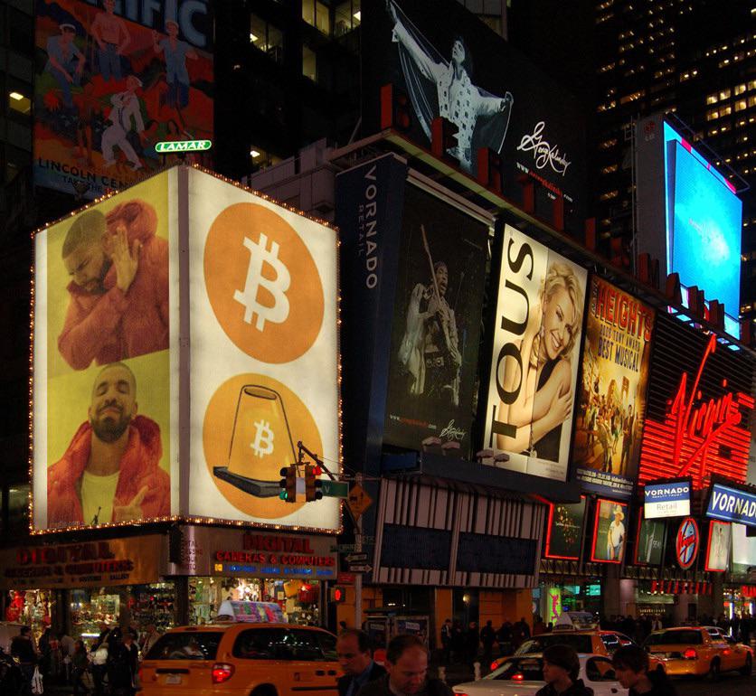 Bitcone Billboard - Time Square [NIGHT]