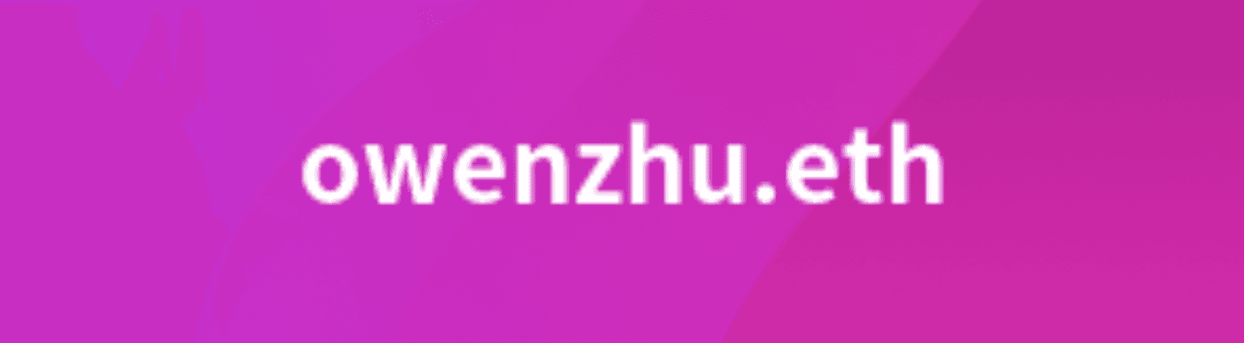 OwenZhu banner